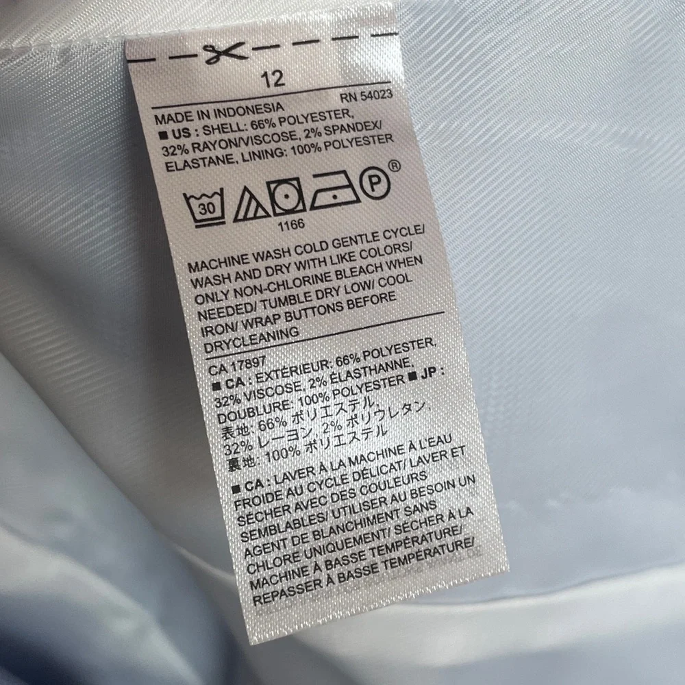 Banana Republic Light Blue Women’s Blazer, NWT size 12 - Picture 5 of 5